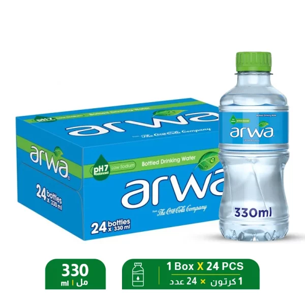 Arwa Water – 330ml X 24 PCS
