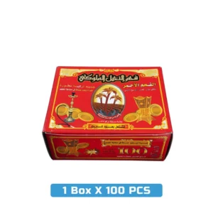 Charcoal Royal Palm ( Red) 100 PCS - 1 Box X 10 Packets