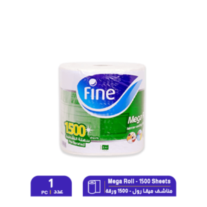 Fine Mega Kitchen Roll 1500 Sheets - 1 PCS