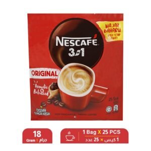Nescafe Classic 3 in 1 Original Coffee 18g - 1 Bag X 25 PCS