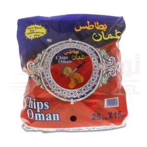 Oman Chips Chilli Flavour – 15g X 25 PCS