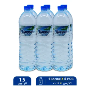 Rayyan Water 1.5 LTR – 1 Shrink X 6 PCS