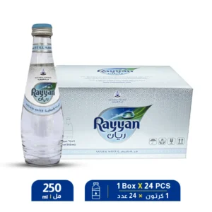 Rayyan Water (Glass) 250ml – 1 Box X 24 PCS
