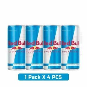 Red Bull Energy Drink Sugar Free  (Light) – 250ml X 4 PCS