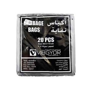 Vibgyor Garbage Bags 90 cm X 115 cm - 1 pack X 20 PCS