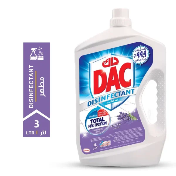 Dac Disinfectant Total Protection Lavender 3 LTR