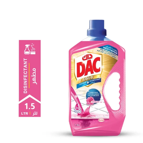 Dac Gold Disinfectant Rose Bloom 1.5 LTR
