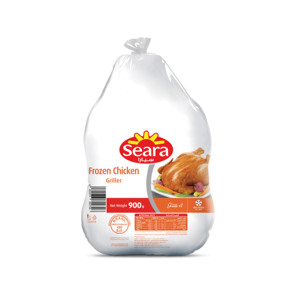 Seara Frozen Whole Chicken 900g – 1 Box X 10 PCS